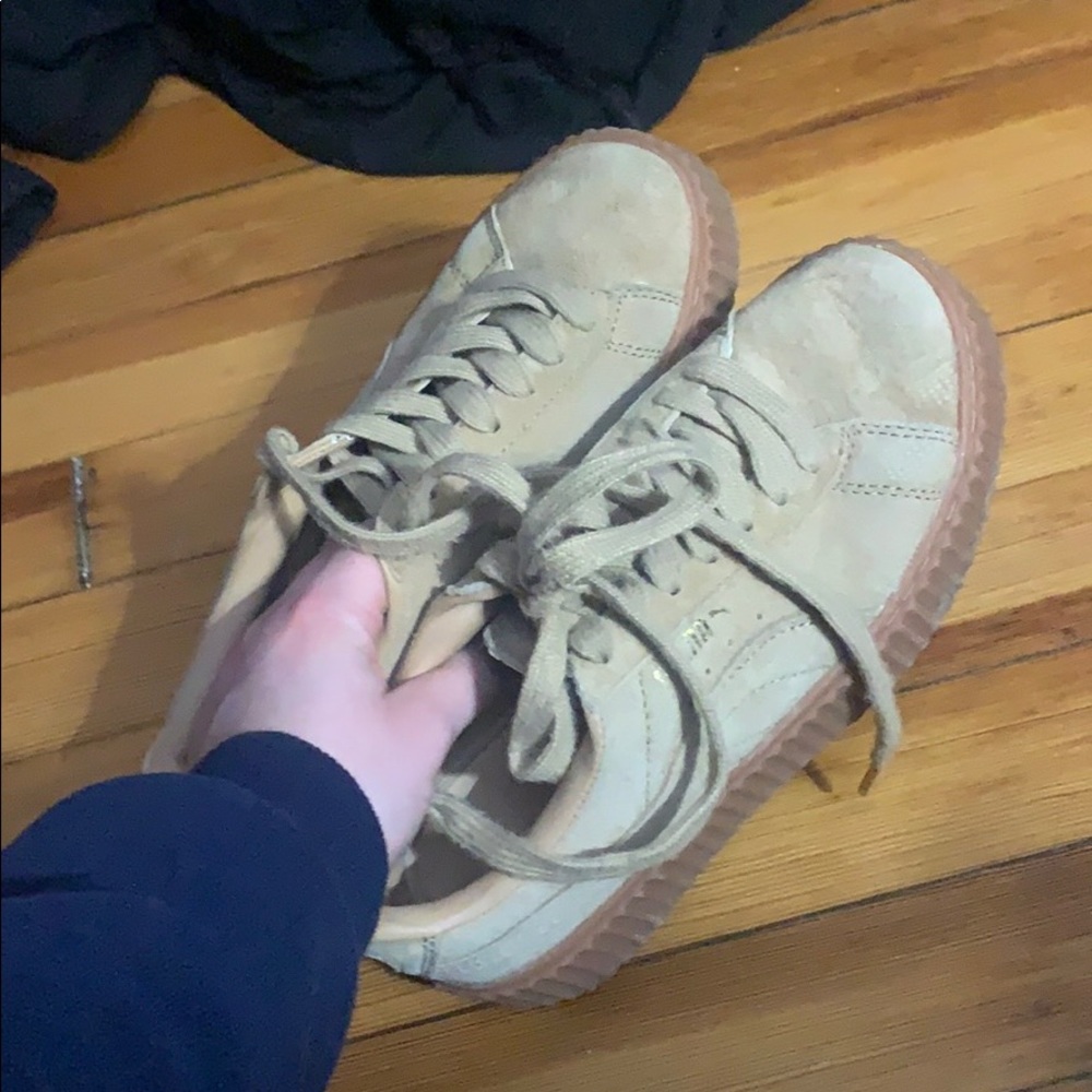 fenty puma sneakers only worn twice.